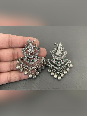 Shehnai Wedding Ethnic Earring Jewellery Pair for Women with Sound Bells