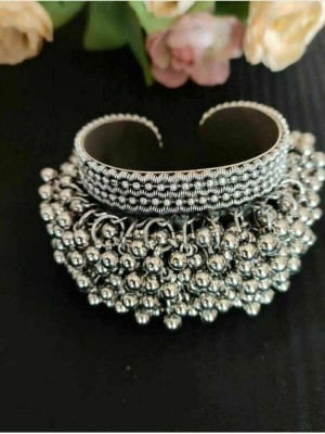 1 Piece Afghani Oxidised German Silver Bracelet Bangle Fashion Jewellery