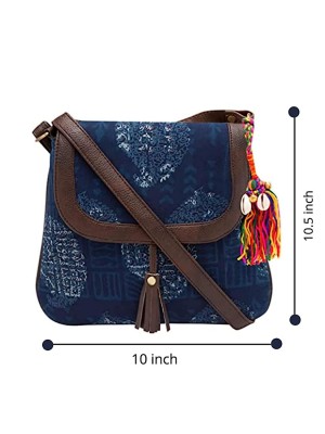 Indigo Sling Bag for Women Purse for Women Stylish Bag for Girls 