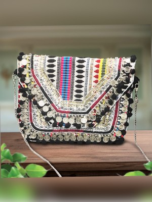 Black Women Ethnic Embellished Handmade Boho Bag Indian Vintage Gypsy Style Handmade Hippie Bag