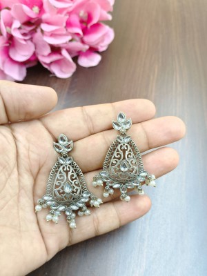 Trendy Indian Brass Earring Designer Brass Oxidized Fashion Jewelry Earrings