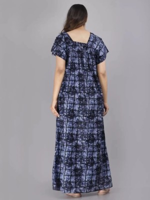 Casual Nighty Gown Daily Wear Cotton Printed Night Dress Kurti Gown