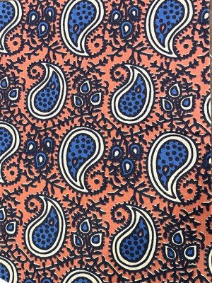 Multi Color Paisley Print Indian Hand Block Floral Printed Running Fabric 100% Cotton Craft Dressmaking Quilting Fabric Material